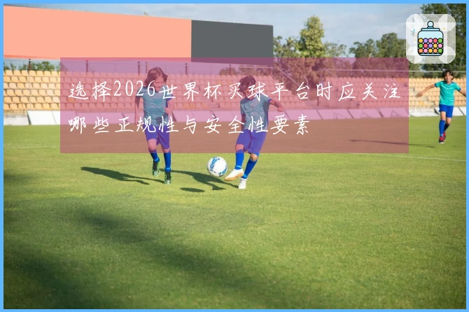 选择2026世界杯买球平台时应关注哪些正规性与安全性要素