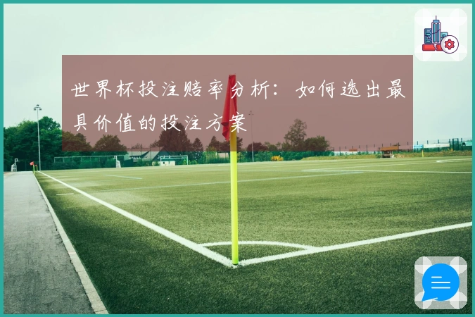 世界杯投注赔率分析：如何选出最具价值的投注方案