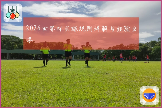 2026世界杯买球规则详解与经验分享