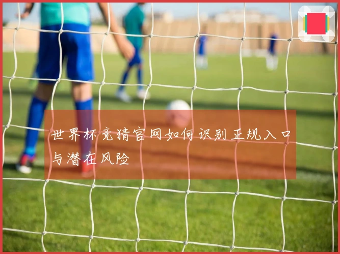 世界杯竞猜官网如何识别正规入口与潜在风险