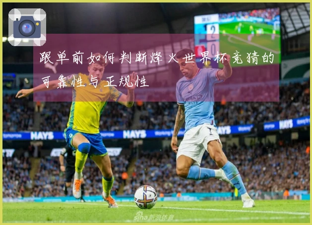 跟单前如何判断烽火世界杯竞猜的可靠性与正规性